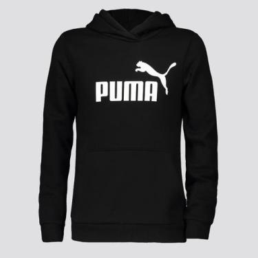 Imagem de Moletom Puma Essential Logo Juvenil Preto