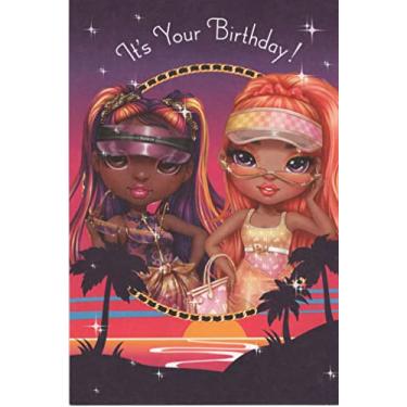 Imagem de Today and Always by American Greetings Cartão de feliz aniversário Rainbow High - It's Your Birthday! Be Bold Like the Rainbow! - Color Me