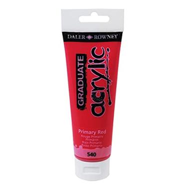 Imagem de DALER ROWNEY Graduate Acrylic, Tinta Acrilica em Bisnaga de 120ml, Cor Vermelho Primário (540)