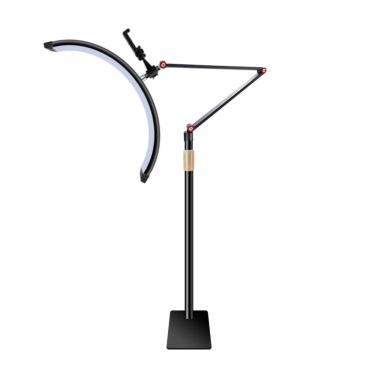 Imagem de Luminária Piso Led Arco Meia Lua Estética Cílios Maquiagem