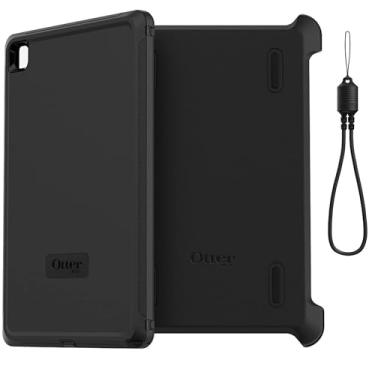 Imagem de OtterBox Defender para Samsung Galaxy Tab A7 com cabo LifeProof LifeactíV USB A-C - Embalagem não varejista - Preto