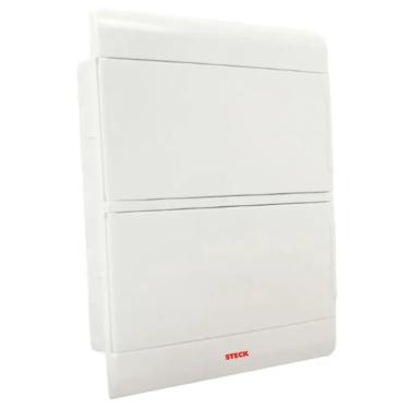 Imagem de Quadro Ouro Box Embutir Porta Opaca - Steck | 24 Disjuntores SCM24OBR
