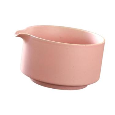 Imagem de Gralara Tigela de Cerâmica Matcha Tigela de Mistura Matcha, Chawan, Acessórios Matcha Tigela de Chá de Porcelana Tradicional Feita à Mão para Amigos, Rosa