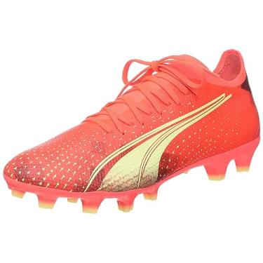 Imagem de PUMA Tênis masculino Ultra Match Firm Artificial Ground, Coral, fogoso, claro, puma preto, 9.5