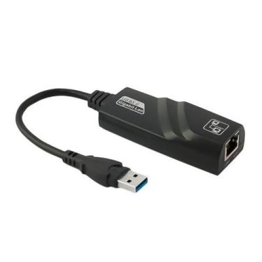 Imagem de Adaptador de Rede Conversor USB 3.0 para RJ45 10/100/1000 Gigabit Ethe