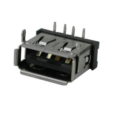Imagem de 50x Peças Conector Usb Tipo A Fêmea 90 P/ Pci 4+2 terminais - 5+