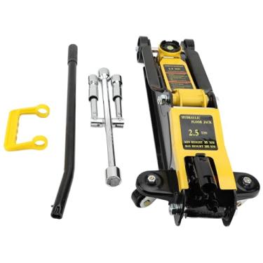 Imagem de Macaco de Piso Hidráulico 2.5t, Bomba única Ultra Baixa, 85-380mm, Levantamento Horizontal, Ferramenta de Reparo de Carro, Kit de Suporte e Macaco