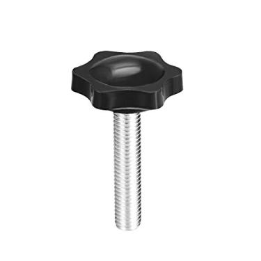 Imagem de Puxador de fixação uxcell, puxadores de parafuso, pegadores de mão, botão de estrela, M12 × 10 mm, rosca macho 5 peças, a19030200ux0556, M8x40mm