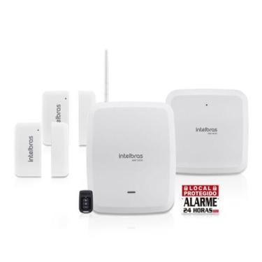Imagem de Kit Alarme Residencial Intelbras AMT 8000 com 2 Sensores