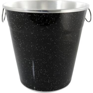 Imagem de Balde Alumínio para Gelo 8 Litros Preto - Docesar