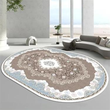 Imagem de HJZSZX Retro Sala de estar Tapete Vestiário Quarto Cabeceira Tapete macio Área de recreação Mesa de chá Tapete de pelúcia, QH1155, QD, 300x400CM