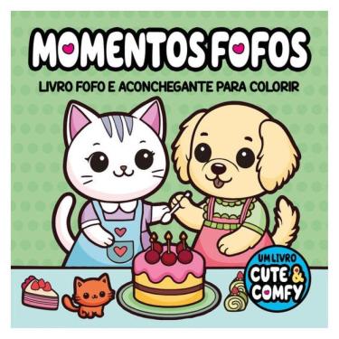 Imagem de Cute & Comfy - Momentos Fofos - Livros De Colorir Adulto
