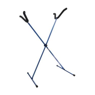 Imagem de menolana RC Airplane Rack Hobby Modeling Holder Sturdy Portable Multifunction Aircraft Rack para sala de estar para casa adultos homens homens, Azul