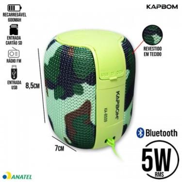 Imagem de Caixa De Som Bluetooth Potente Usb Pen drive Radio FM Cartão Sd Mp3 - 