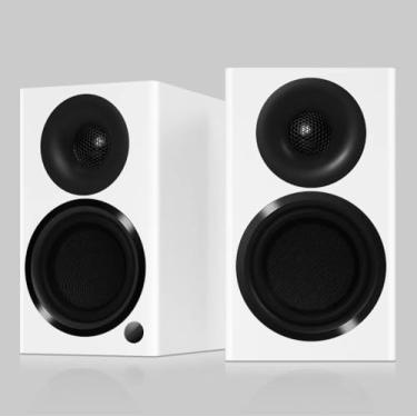 Imagem de HOTMAY Alto-falantes BS4 Active Bookshelf, branco