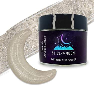 Imagem de Slice of the Moon Pó De Mica Branca Ultra Brilhante, Seguro Para A Pele, Pigmento Fino Resina Epóxi, Manteiga Corporal, Brilho Labial, Corante Velas, Sabonete E Slime — 12 G (0,42 Oz)