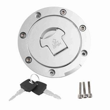 Imagem de Tampa de porta de combustível para tampa de combustível com chave para Honda CBR600RR 2003-14 CBR600F4 F4i 2001-2006