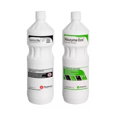 Imagem de Detergente Riozyme Eco 1 L + Desinfetante Germi Rio 1 L