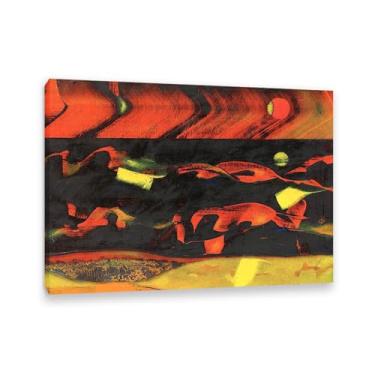 Imagem de Max Ernst Arte de parede, migração, reproduções de arte em tela pinturas famosas pôsteres Max Ernst Print Abstract Pictures Wall Decor 100x70cm (33x28in) emoldurado