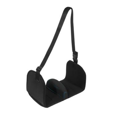 Imagem de Generic Rede para os pés, viagem, essencial, ajustável, divisória, portátil, apoio para os pés, avião, para viagens longas, escritório, casa, embaixo da mesa,