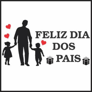 Imagem de Adesivo em recorte para vitrine dia dos pais - presente 58x1.10m - Dek