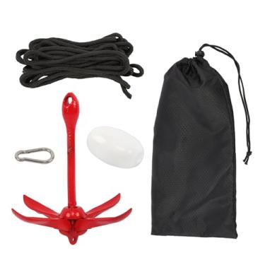 Imagem de waltyotur Âncora dobrável de 1,5 kg para barcos pequenos, caiaques, canoa, paddle boards