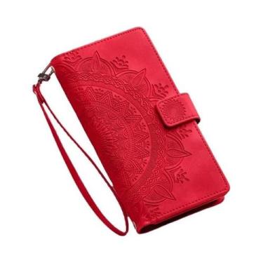 Imagem de Capa Carteira De Couro Para Xiaomi Redmi Note 14 13 12 11 pro plus 5G 