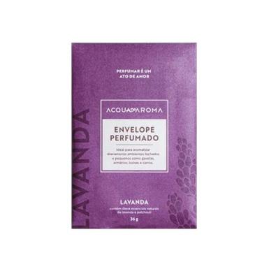 Imagem de Envelope de Mineral Perfumado Acqua Aroma 36g (Unidade) Lavanda