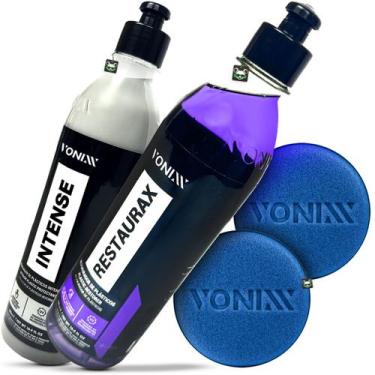 Imagem de Kit Intense 500ml + Restaurax 500ml + 2 Aplicadores Vonixx