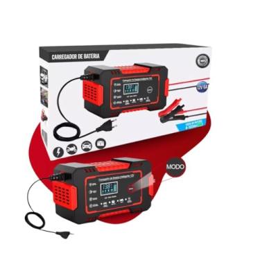 Imagem de Carregador de Bateria 12v Até 100 Amperes Automotiva Moto Carro Caminhão Automático Smart Charger Inteligente Nobreak Bivolt Tippi