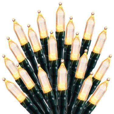 Imagem de Luzes de corda de Natal LED Minetom 23m 200 LEDs brancos quentes