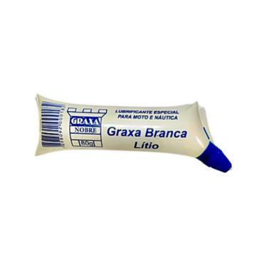 Imagem de Graxa de Lítio Branca para Moto e Náutica 80 g - Graxa Nobre GBL80