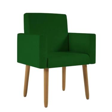 Imagem de Poltrona Decorativa Esteticista Salão d Beleza Balaqui Decor Cor:verde