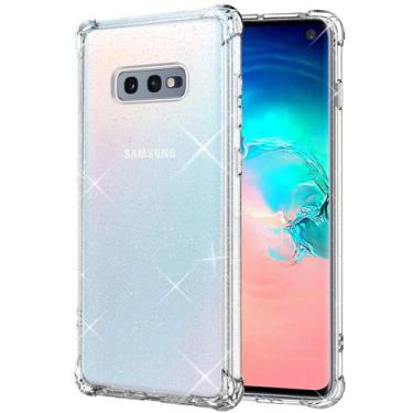 Imagem de Capa para celular KIOMY Samsung Galaxy S10E Clear Glitter