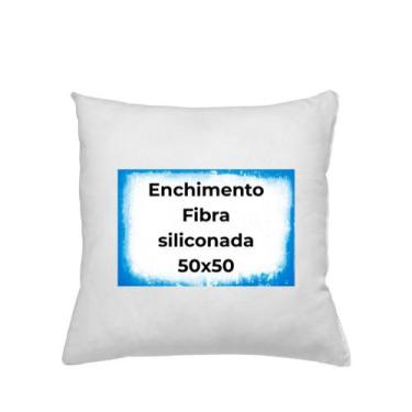Imagem de Refil para Almofadas 50x50 cm  Fibra Siliconada - Art Tertulian