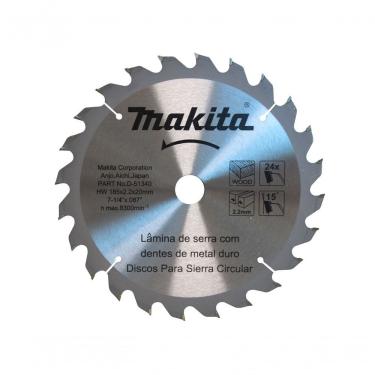 Imagem de Disco De Serra Circular Makita D-51340 185mm 24 Dentes Para Madeira