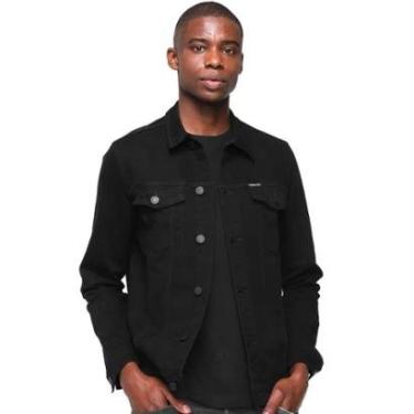 Imagem de Jaqueta Calvin Klein Jeans Trucker Essential Infinite Black Masculina-Masculino