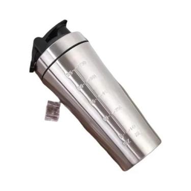 Imagem de Copo De Proteína Portátil Em Aço Inoxidável, Caneca De Fitness, Garraf
