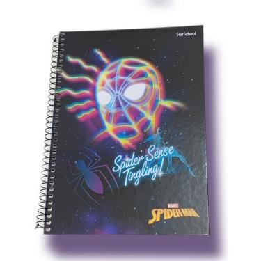 Imagem de Caderno espiral univ. spider man c/ 80 folhas - jandaia