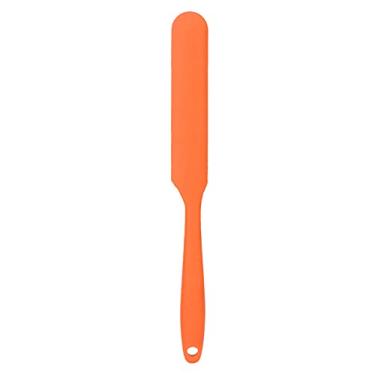 Imagem de Espátula de cera SIWOTED Silicone Reutilizável Depilação Aplicador de cera Raspador para salão de beleza doméstico Aquecedor de cera (Laranja)