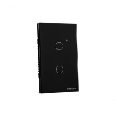 Imagem de Interruptor Smart Wi-fi Touch 2 Preto Mis 1002 4850060