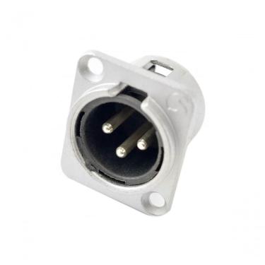 Imagem de Plug Xlr Santo Angelo Canon Painel Macho Niquel