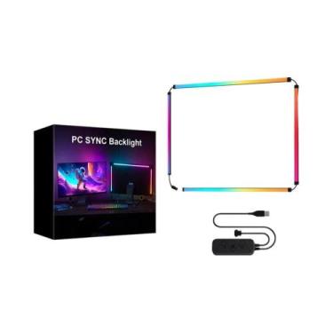 Imagem de Fita De Luz LED RGB Para Monitor Com Sincronização De Cores Ambilight,