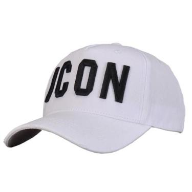 Imagem de Boné de beisebol Anime Sports Embroidery ICONS branco para homens - yi