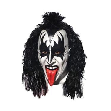 Imagem de Máscara de Halloween Gene Simmons Cosplay Latex - yiweisai