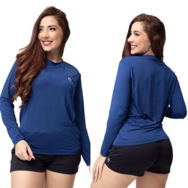 Imagem de Blusas Femininas Térmica Uv50+ Segunda Pele Proteção Solar - The Lion,