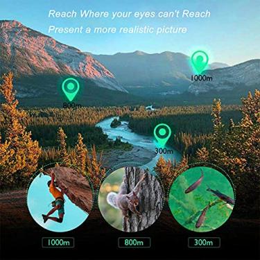 Imagem de Telescópio monocular 12x50, monóculo HD de alta potência para adultos e crianças, com tripé SmartPhone BAK4 Prisma para observação de pássaros, acampamento, passeios turísticos