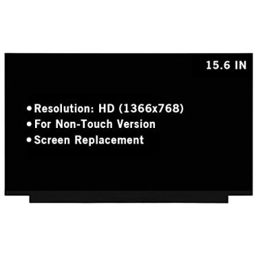 Imagem de HOYRTDE Tela de substituição de 39.6 cm para NT156WHM-N30 HD 1366 x 768 30 pinos sem toque LED painel de tela LCD sem toque