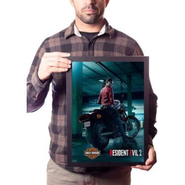 Imagem de Poster Com Moldura A3 Game Resident Evil 2 - Fanarte