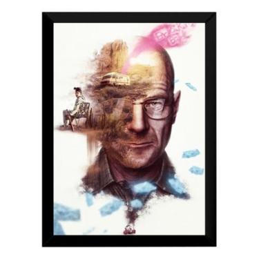 Imagem de Quadro Serie Breaking Bad Arte Poster Com Moldura - Fanarte